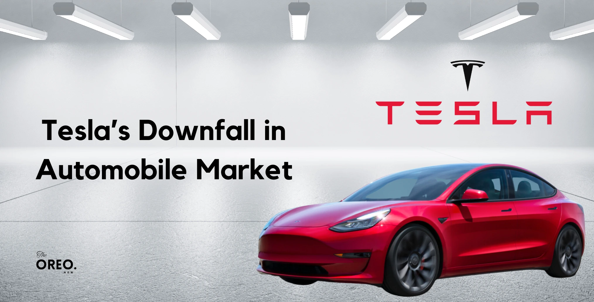 Tesla downfall in automobile market