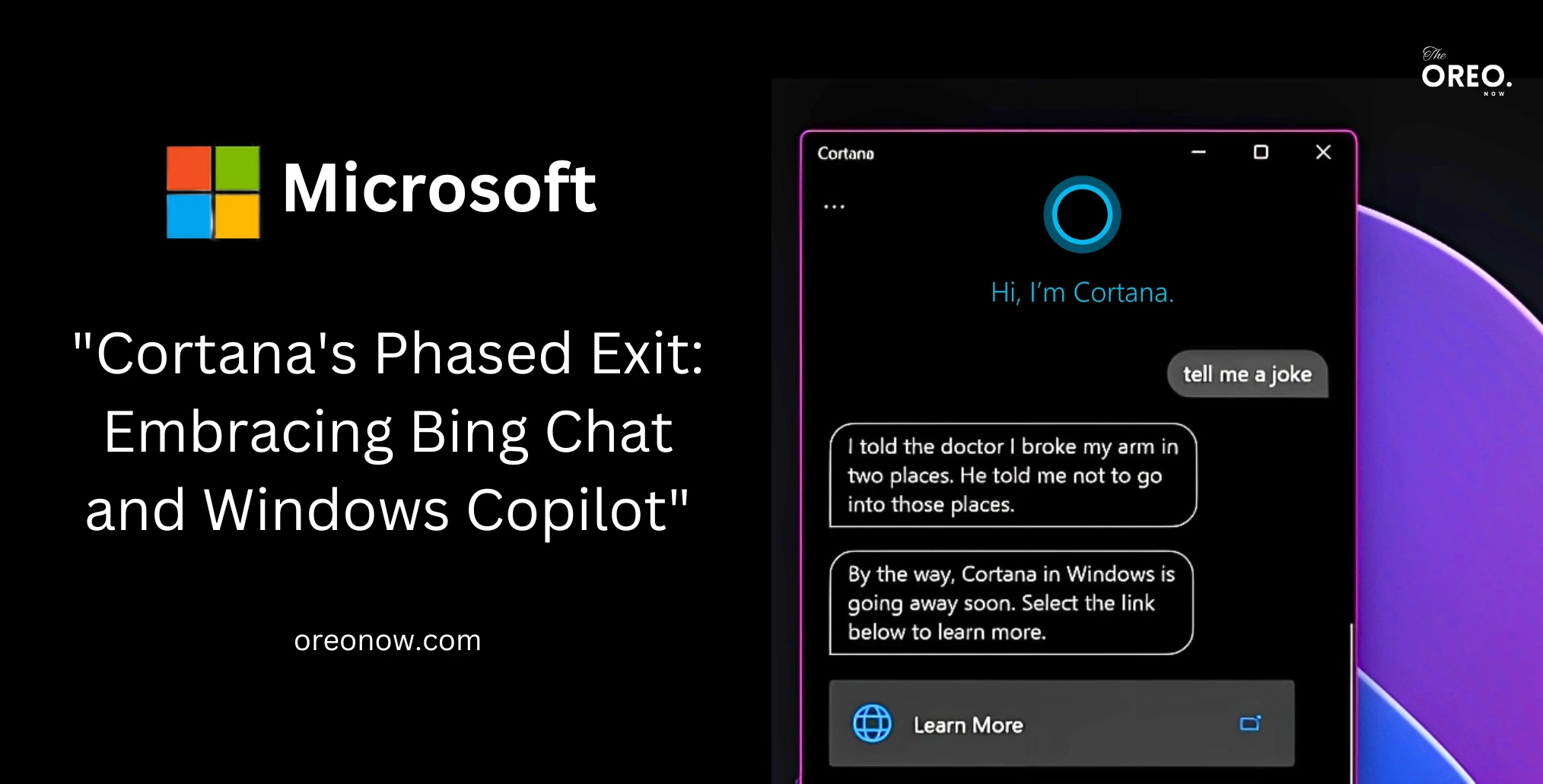 Cortana app in windows