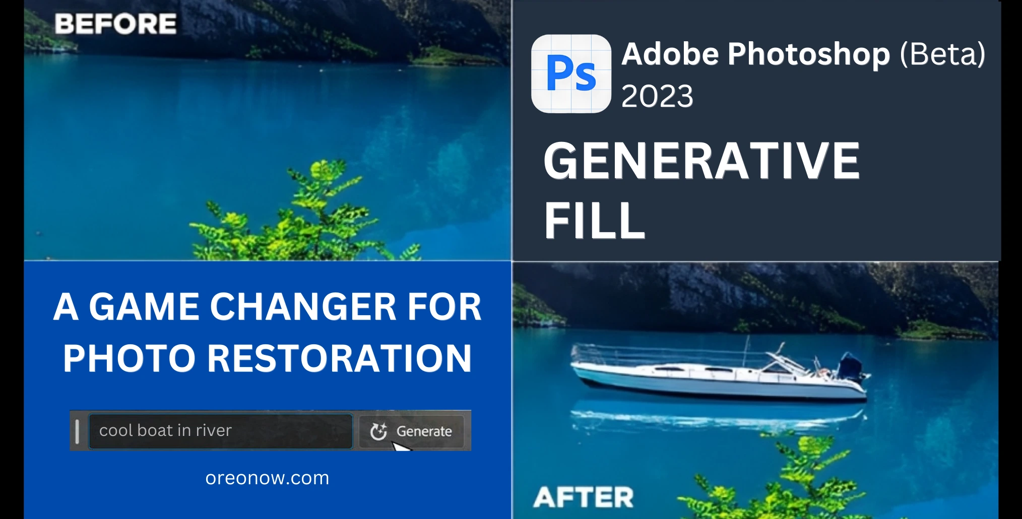 Photoshop generative fill tool