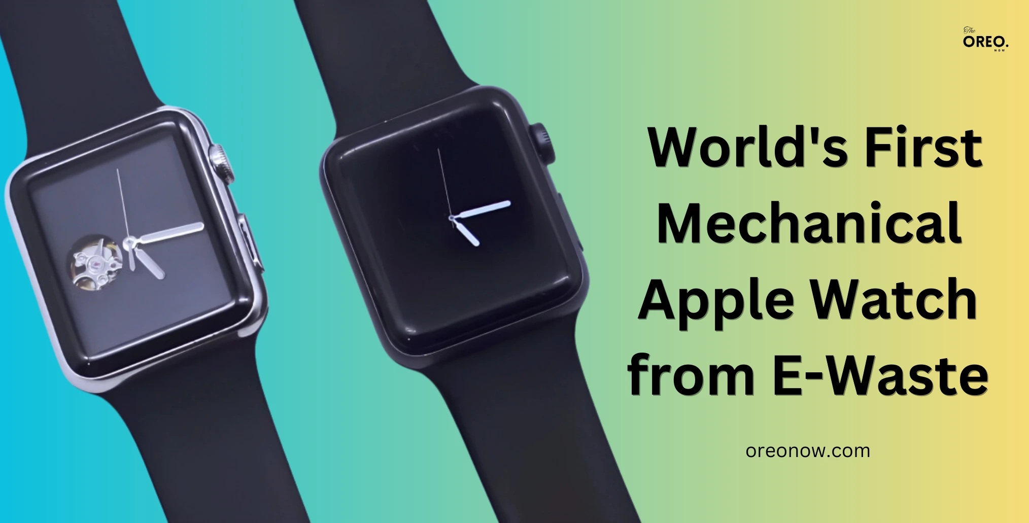 Worlds First Mechanical Apple Watch