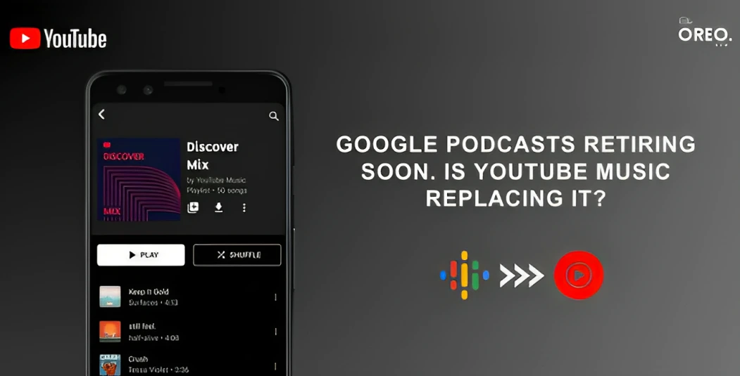 Youtube Music is going to retire google podcast