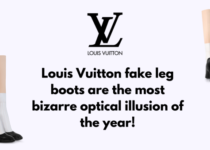 Louis Vuitton fake leg boots