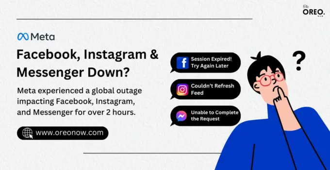 Facebook, Instagram and Messenger down