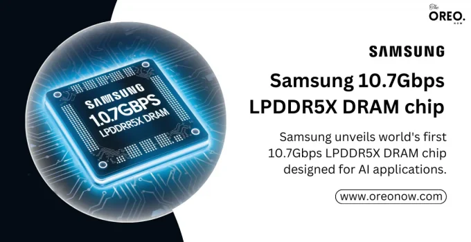 10.7Gbps LPDDR5X DRAM Chip