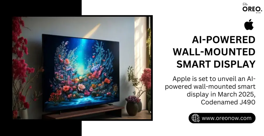 Apple AI-Powered Wall-Mounted Smart Display